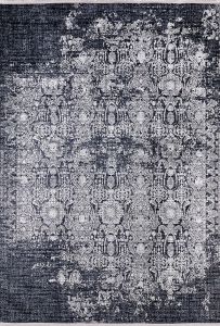 Lofto Modern Gray Anthracite Color Carpet Washable Carpet