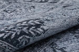 Lofto Modern Gray Anthracite Color Washable Carpet
