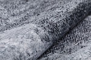 Lofto Modern Gray Color Washable Carpet