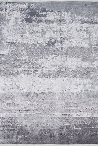 Modern Grey Background Anthracite Washable Living Room Rug 