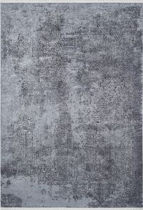 Modern Washable Living Room Rug with Grey Color Transition  