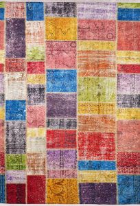 Patchwork Colorful Washable Carpet 4
