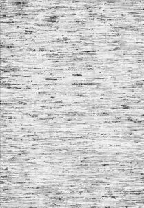 Lofto Soft-Flat White Background Gray Color Striped Pattern Washable Carpet