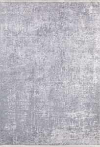 Lofto Gray Soft-Plain Gray Color Washable Carpet