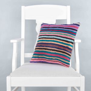Classic Anatolian Motif Pillow Hand Woven Rug Pillow  - 40x40 - Colorful pillows, Wool pillows