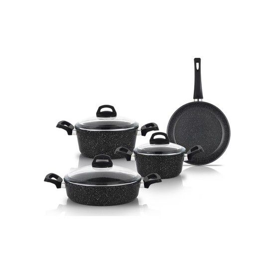 7 Piece Granite Non-Stick Cookware Set