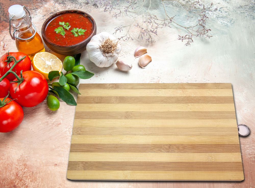 Jumbo Size Wooden Chopping Cutting Board For Kitchen With Handle 60 x 40 cm